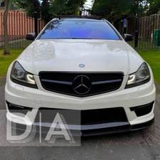 FITS FOR MERCEDES C-CLASS W204 GRILL GRILLE S204 2007-2014 FRONT GRILL GLOSS UK