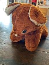 Vintage Teddy Bear Big Black Felt Eye One Missing