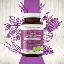 Secrets Of The Tribe Tribal Restoration Capsules, 500 mg