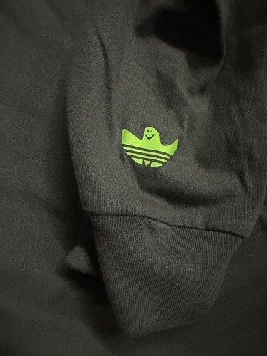 Adidas Shmoo Art Black Long Sleeve Shirt Size XL - Picture 3 of 7