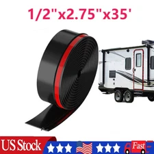 35ft RV Slide Out Seal Wiper Black Rubber Seal 1/2 x 2.75 Inch Replacement for
