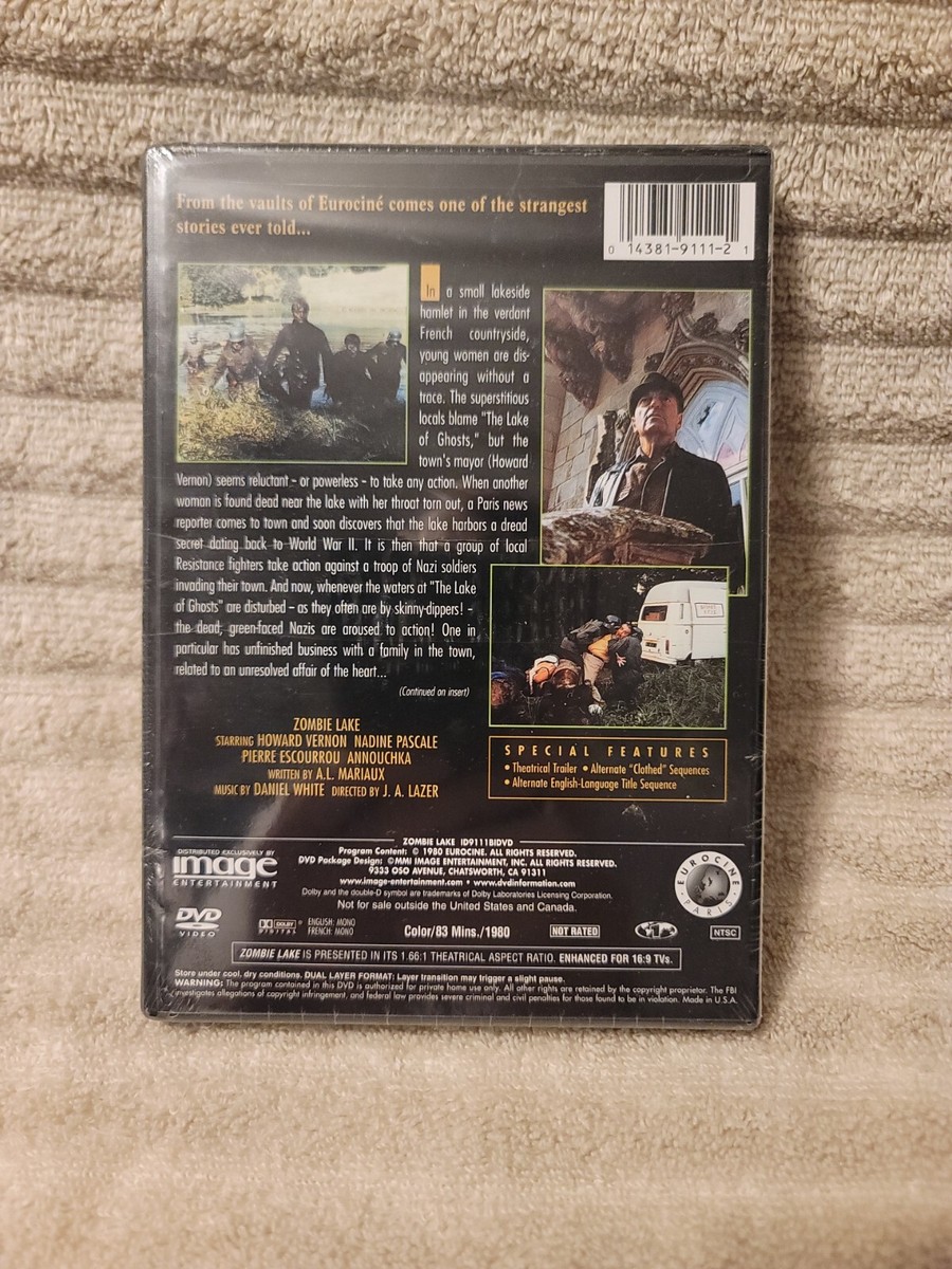 Zombie Lake (DVD, 2001) EUROSHOCK COLLECTION Widescreen Edition