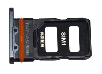 OEM XIAOMI 12 PRO DIMENSITY REPLACEMENT BLACK DUAL SIM CARD HOLDER TRAY