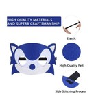  20 pack hedgehog felt masks party favors for kids cartoon character mask — photo 3