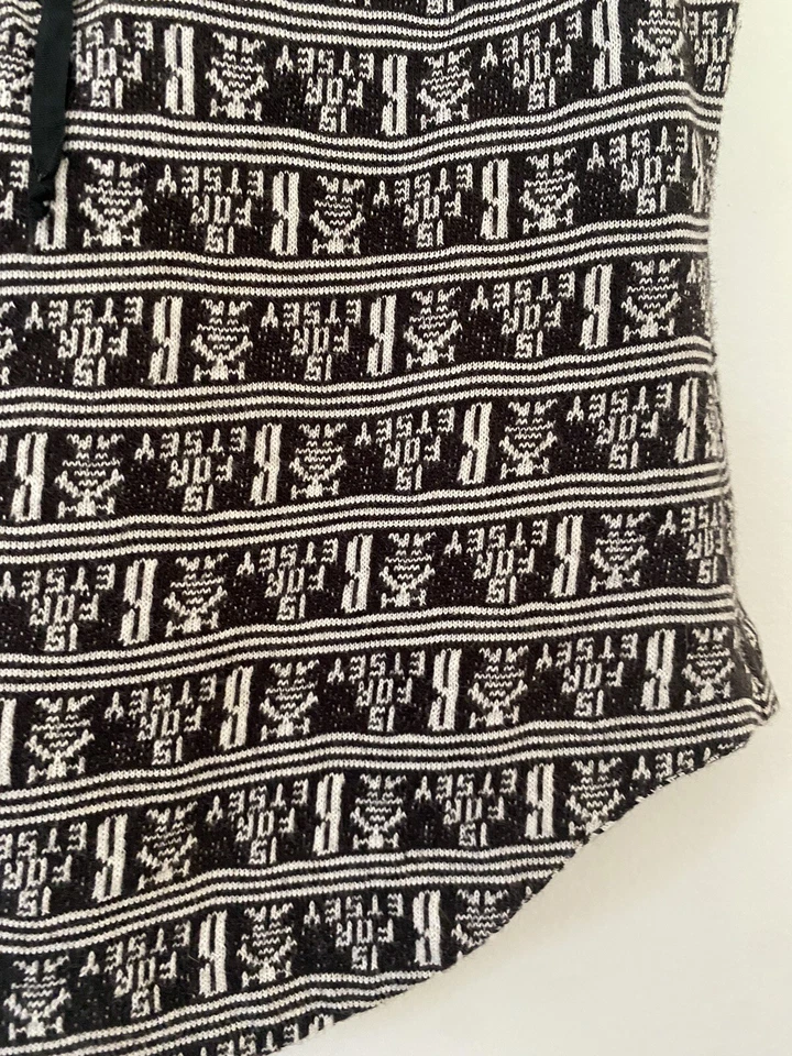 Винтажный топ 1990-х Betsey Johnson с логотипом B Is For Betsey с глубоким круглым вырезом S - Изображение 4 из 4