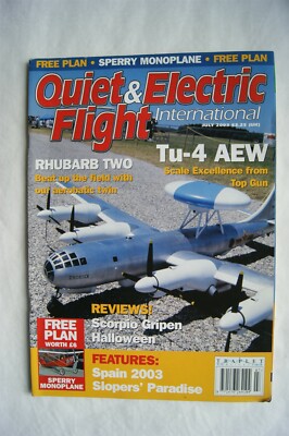 2003 Quiet & Electric Flight Magazine - July + Plans