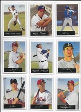 2002 Bowman Heritage BLACK BOX Pick-A-Insert Drew Guerrero Mauer Rollins Posada 