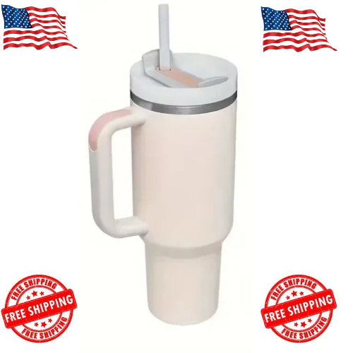 40 Oz Tumbler Stainless Steel Insulated Travel Mug with Straw and Lid Coffee Mug