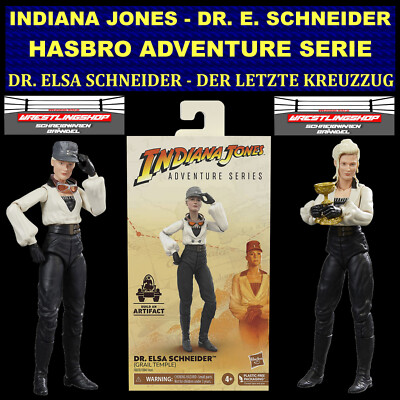 INDIANA JONES ELSA SCHNEIDER HASBRO ADVENTURE SERIE - FIGUR DER LETZTE KREUZZUG