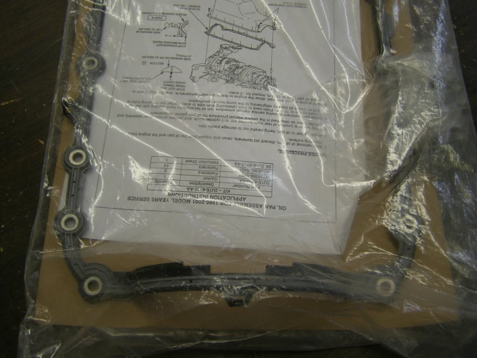 Прокладка масляного поддона 3,0 л для Ford 1986 2001 Ranger Taurus 1997 1998 1999 2000 новая из старых запасов от оригинального производителя - Изображение 2 из 4