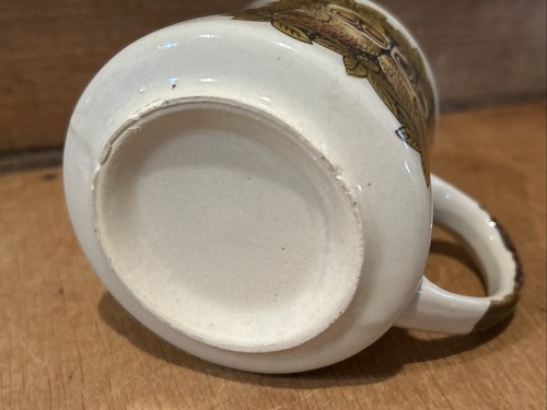 Vintage Steingut Eule Paar Becher - Bild 3 von 5