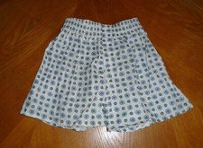 Boy's VTG 1970s Cotton Boxer Shorts Underwear Blue Green Circle Print Sz 8 NOS