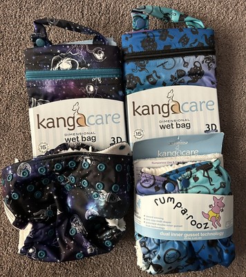 Retired Print rumparooz pocket diapers And Wet Bags NIP/NOOP