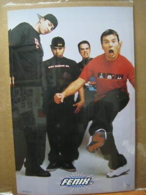 Vintage Fenix TX original music pop punk 2000 band poster 14794