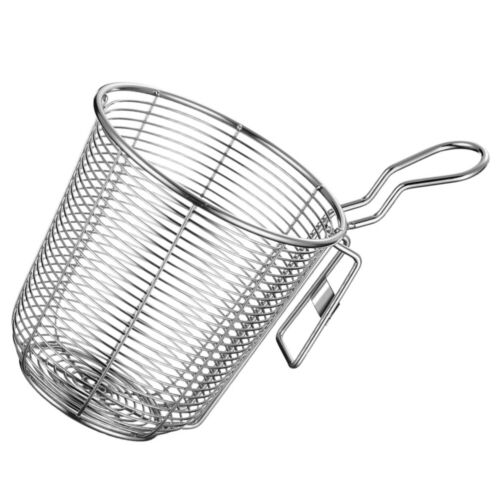 Stainless Steel Mesh Strainer Noodle Strainer with Handle Hot Pot Colander