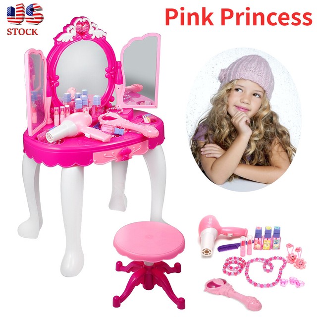 girls princess vanity