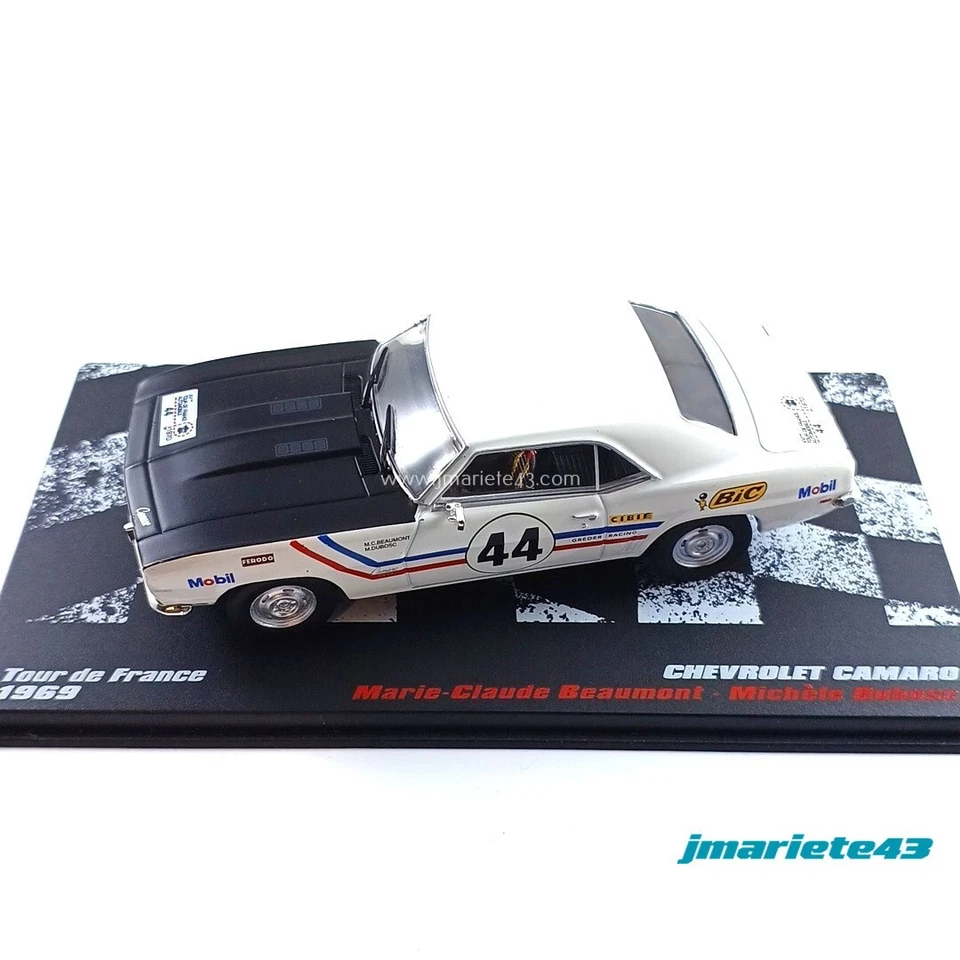 Chevrolet Camaro #44 MC. Beaumont - M. Dubosc Tour de France 1969 1:43 - Immagine 4 di 4