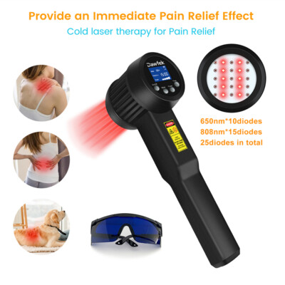 Cold Laser Treatment 25diodes Low Level Laser Therapy for Soft Tissue Injuries