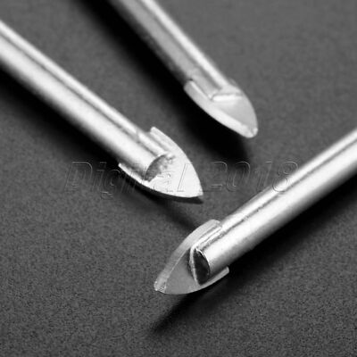 Foret à Tête De Pointe Triangulaire 6Pcs Triangle Spear Point Head Drilling Tool Durable Ceramic
