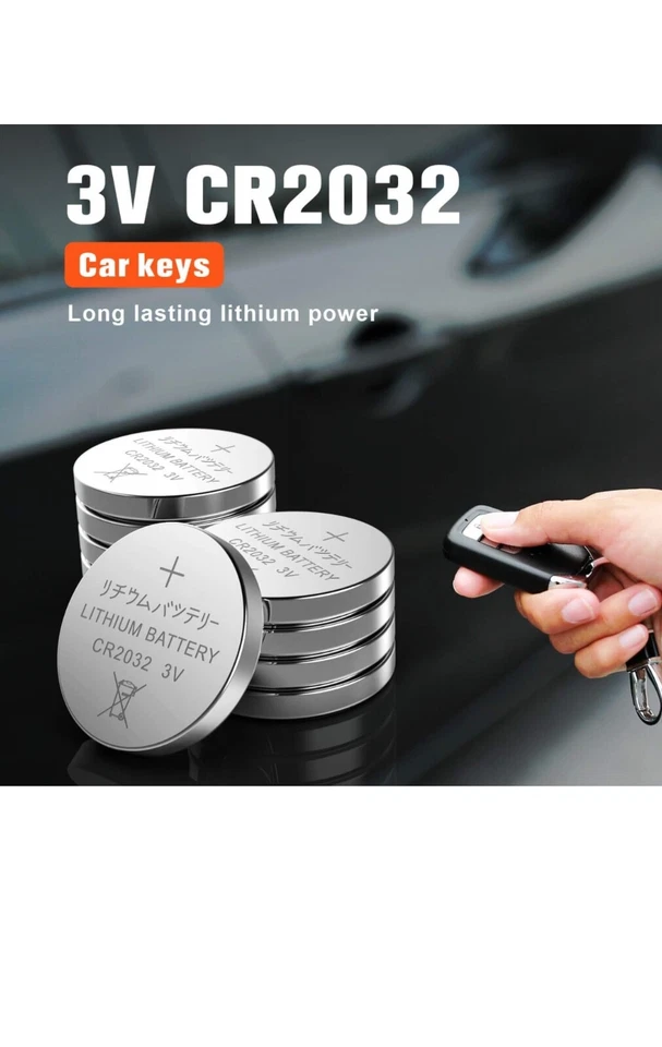50pc CR2032 Batteries 2032 SILVER COIN Batteries Battery Expiry December 2028 - Image 3 of 4