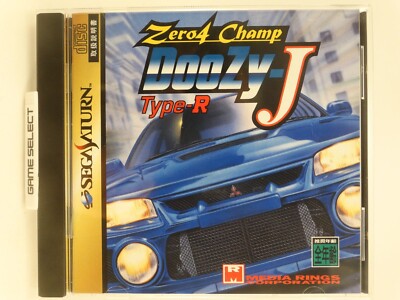 ZERO4 CHAMP DOOZY-J TYPE-R SEGA SATURN IMPORT JAP JAPANESE ORIGINAL T-21401G