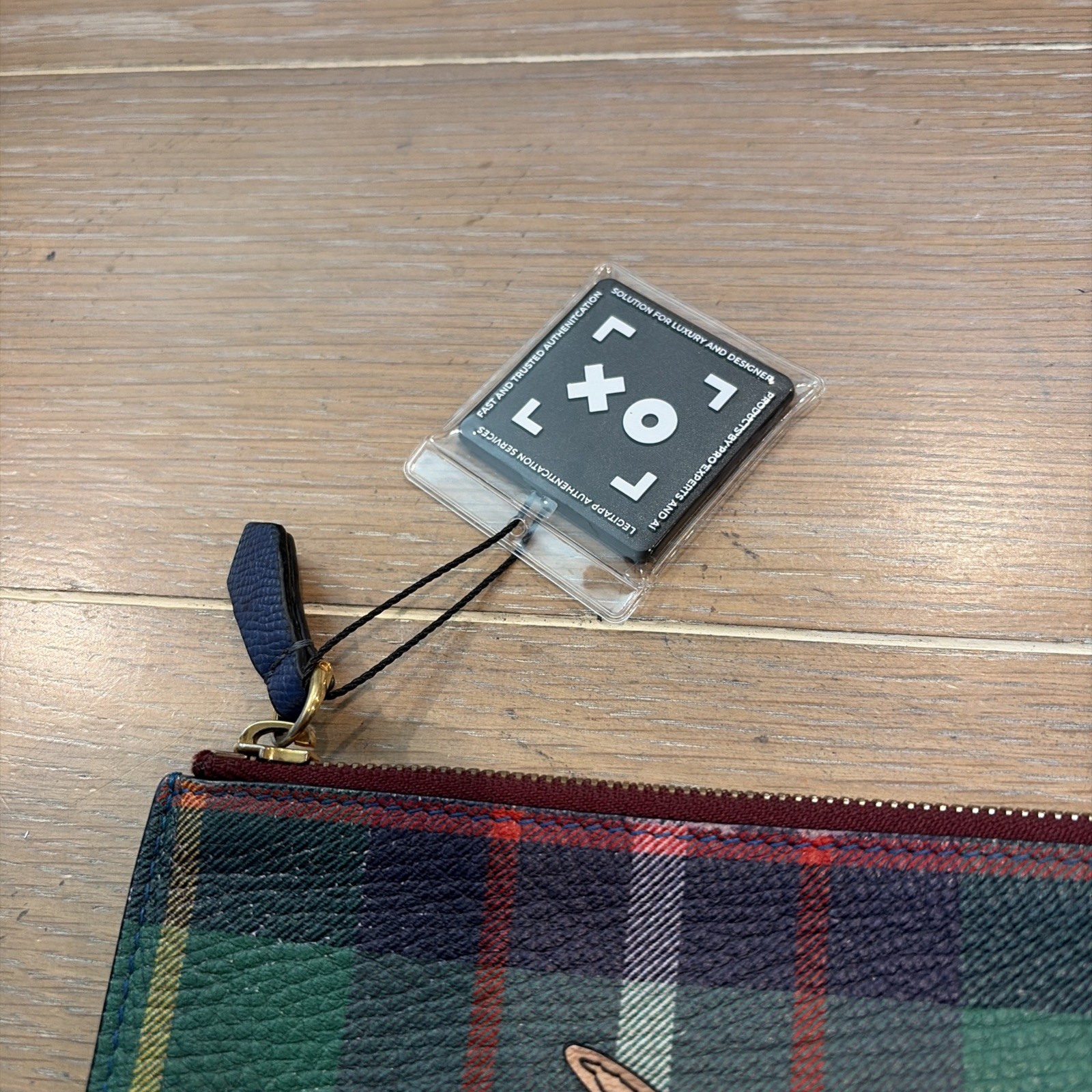 RARE Burberry Leather Check Monster Studs Clutch Bag w/COA image 8
