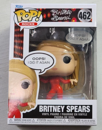 Britney Spears 462 Oops I Did It Again Funko Pop Rocks Vinyl