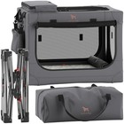 Collapsible Dog Crate 26 Inch, Small Dog Crate for Small Medium Breeds, Trave...