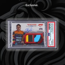 PSA 10 /5 Red Oscar Piastri #SDDRA-OP - 2023 Topps Dynasty F1 Dual Relic Rookie