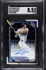 2024 Bowman Draft Theo Gillen 1st Auto #CPA-TG Tampa Bay Rays SGC 8.5
