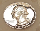 1956  Gem Proof Quarter 90% SILVER EYE CANDY Blazing Mirrored Surfaces #122 ~ 3
