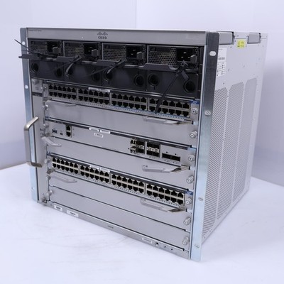 Cisco C9407R v01 106 Port UPOE 7-Slot Ethernet Network Switch
