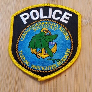Us Navy Commander Navy Region Southeast Police Patch