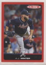 2019 Topps Total Red /10 AJ Minter #815A 7k6