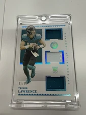 2021 Panini Encased - Rookie Triple Memorabilia Trevor Lawrence #RTM-TL /50 RC