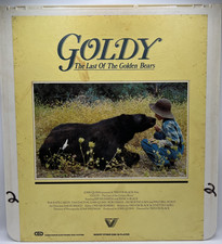 Goldy The Last Of The Golden Bears - Vestron - Videodisc CED Selectavision Disc