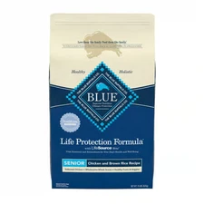 4 PCS-Blue Buffalo Life Protection Senior Chicken & Brown Rice Recipe 15 LB