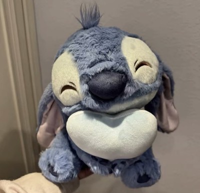 Disney Lilo Stitch Hug Heart Plush Doll Valentine's Day Stitch 30cm