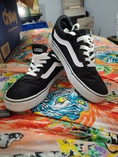 Vans Ward Low Black White Sneakers Wmn  s Sz 6 Excellent Condition Worn Few Times