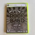 Rock Band: Metal Track Pack (Microsoft Xbox 360, 2009) Complete, CIB - Tested