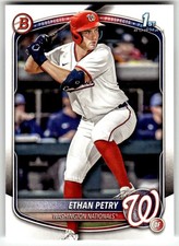 2025 Bowman Draft #BD-151 Ethan Petry Washington Nationals Baseball 1st