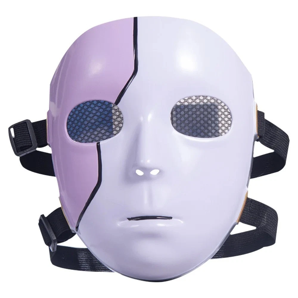 Sally Face Mask Full Face Cosplay Costume Halloween Carnival Party Unisex Prop