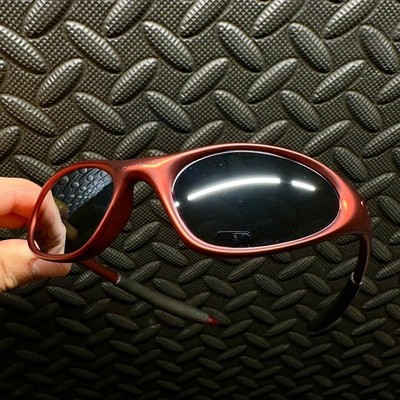 Oakley Minute 1.0 Gen 1 FMJ Red Fire Iridium Sunglasses RARE | eBay