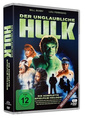 Der unglaubliche Hulk - Teil: 1 - 3 (1988 -90)[3 DVD's /Neu/OVP]  Lou Ferringo
