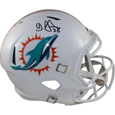 Devon Achane Autographed/Signedd Miami Dolphins F/S Helmet Beckett Witness 54970
