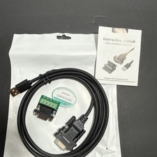 USB to RS-485/422 Serial Adapter with FTDI Chipset, LED Indicators, 5ft Cable...