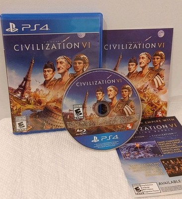Sid Meier's Civilization VI 6 (Sony PlayStation 4 PS4, 2019) CIB Complete In Box
