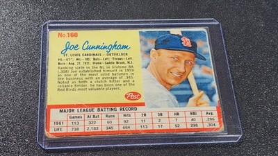 1962 Post - Joe Cunningham #160