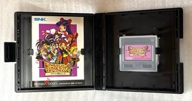 Neo Geo Pocket console and 4 games included.