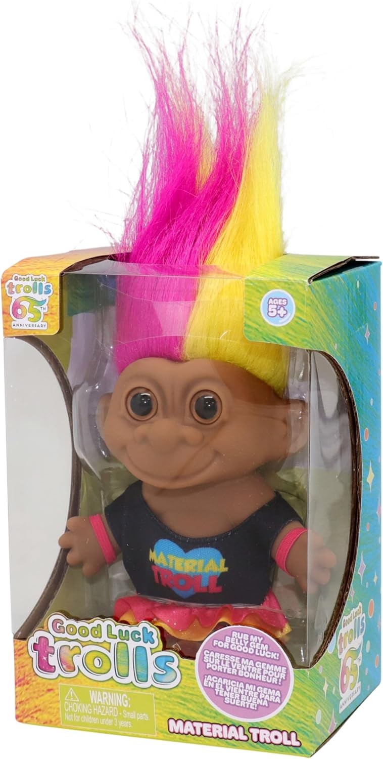 Good Luck Trolls: Material Troll 4"" Doll